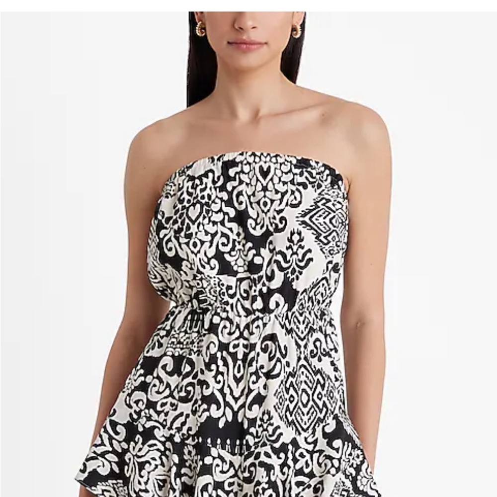 BRAND NEW Express Black and White Romper